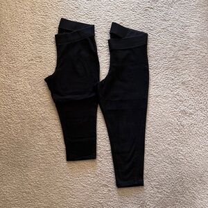 Torrid Size 1 Capri Pants / Stretch Leggings, Black, Pair / Set of 2 - Sz XL 1X